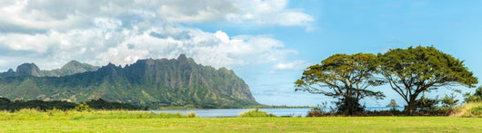 The Koolau Mountains Across Kaneohe Bay 
