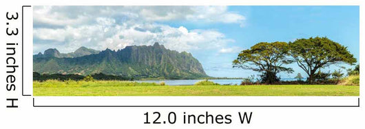 The Koolau Mountains Across Kaneohe Bay 