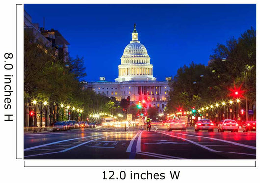 Capitol building in Washington DC Wall Mural