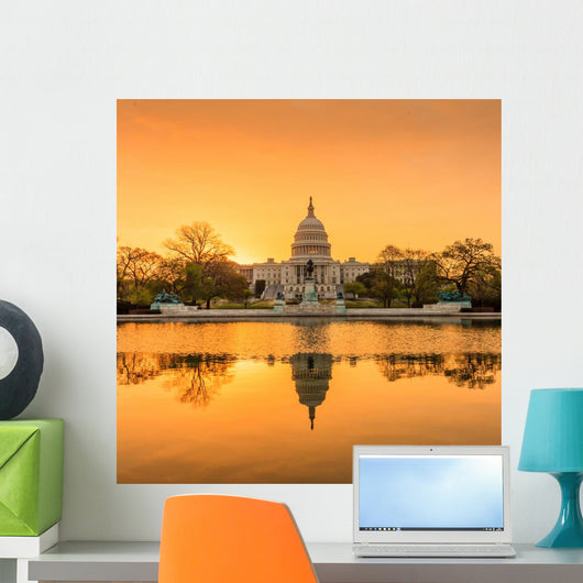 Capitol Building in Washington DC Wall Mural