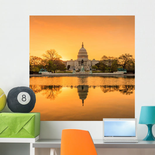 Capitol Building in Washington DC Wall Mural