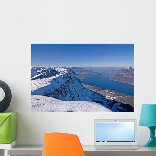Winter Lake Lucerne Wall Decal