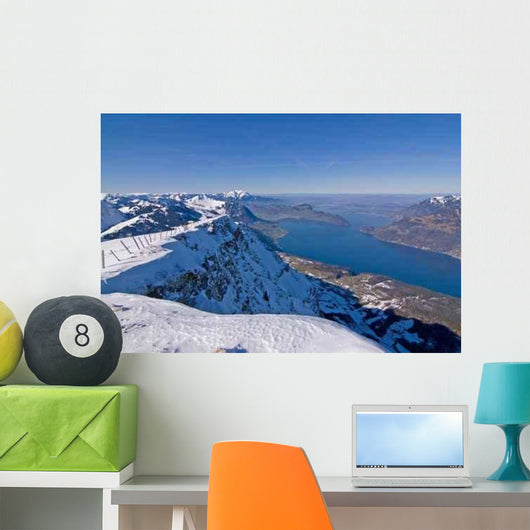 Winter Lake Lucerne Wall Decal