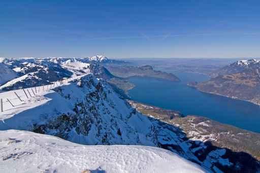 Winter Lake Lucerne Wall Decal