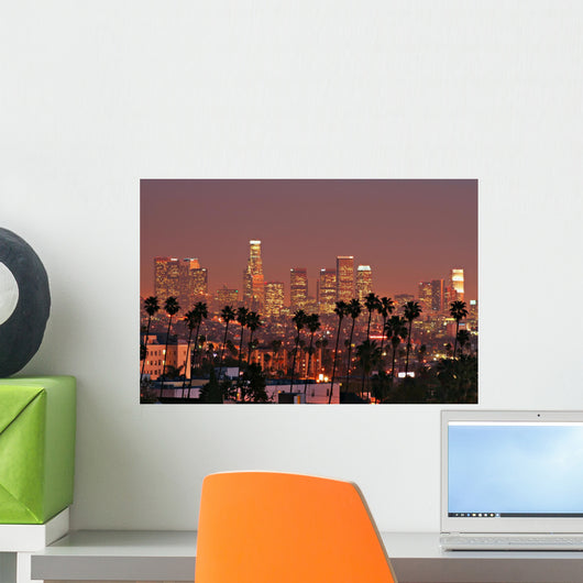 Los Angeles Skyline Wall Mural