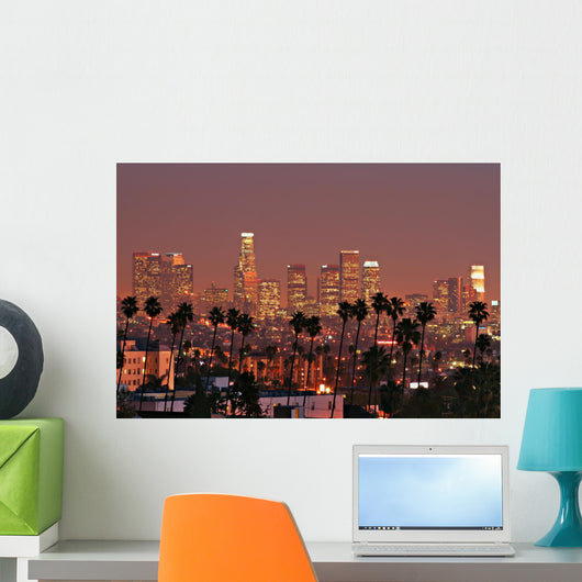 Los Angeles Skyline Wall Mural
