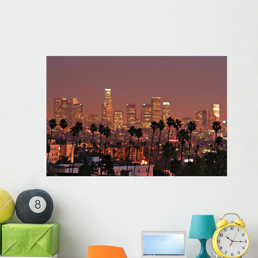 Los Angeles Skyline Wall Mural