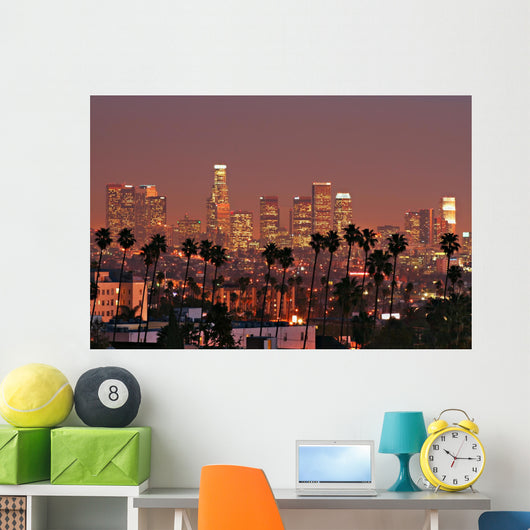 Los Angeles Skyline Wall Mural