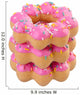 Donut, Funny Donut on Background Wall Decal