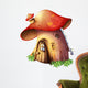A Mushroom House Wall Decal