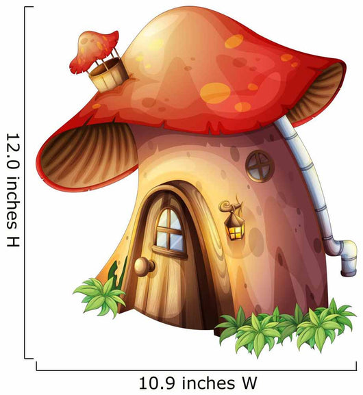 A Mushroom House Wall Decal