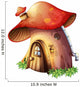 A Mushroom House Wall Decal