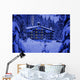 A Hotel Located in Mountains Covered by Deep Snow 