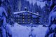 A Hotel Located in Mountains Covered by Deep Snow 