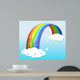 A sky with a sparkling rainbow Wall Mural