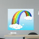 A sky with a sparkling rainbow Wall Mural
