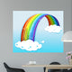 A sky with a sparkling rainbow Wall Mural
