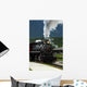 steam engine train pulling out of the station Wall Mural