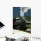 steam engine train pulling out of the station Wall Mural