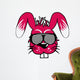 Ski Bunny Wall Decal