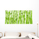 design of chinese bamboo trees Wall Mural