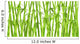 design of chinese bamboo trees Wall Mural
