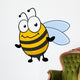 Cute little honey bee with a bemused expression Wall Decal