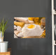 Flour Eggs Wheat Still-Life 