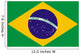 national flag of brazil Wall Mural