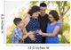 Hispanic Family Hands on Pregnant Mother Tummy Feeling Baby Kick 
