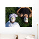 Entpannende Gesichtsmaske Wall Mural