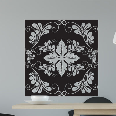 Wallpaper Wall Decal shown on a wall