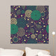 Seamless Floral Pattern Wall Decal Design 3