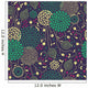 Seamless Floral Pattern Wall Decal Design 3