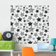 Seamless Black Star Pattern Wall Decal