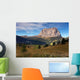 Beautiful summer landscape in the mountains. Sunrise - Italy alp Wall Mural