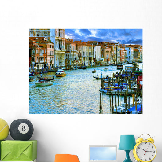Venice, Italy - Grand Canal and Historic Tenements 