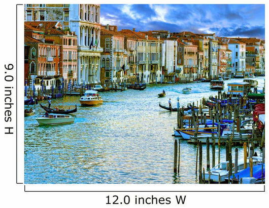 Venice, Italy - Grand Canal and Historic Tenements 