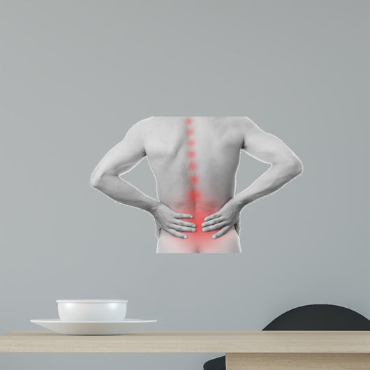 Pain in the lower back in men 