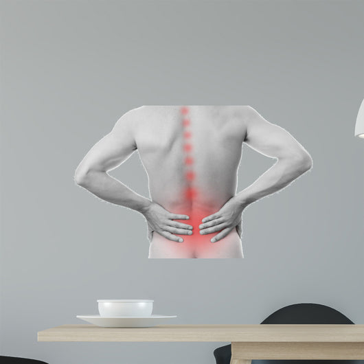 Pain in the lower back in men 