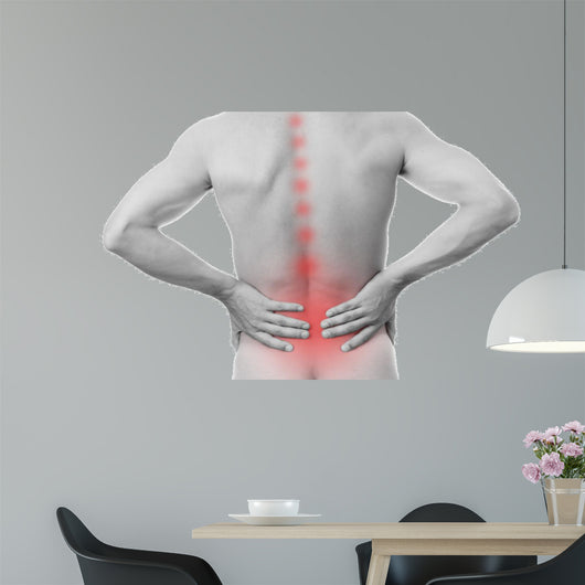 Pain in the lower back in men 