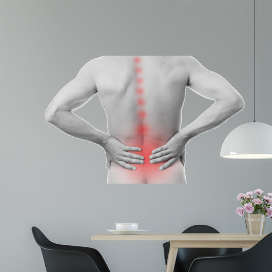 Pain in the lower back in men 