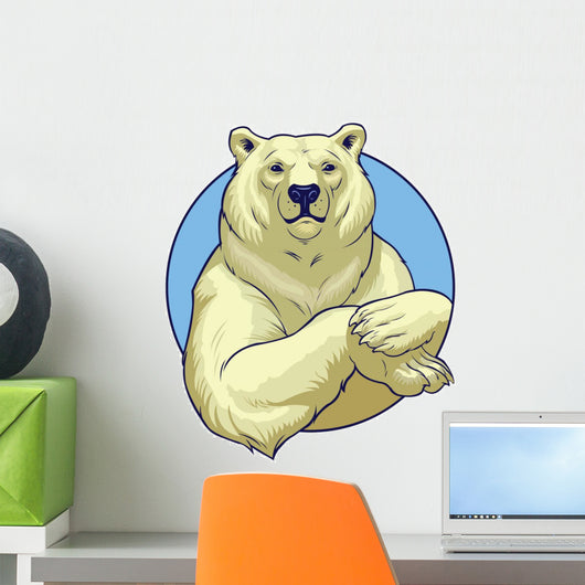 white bear Wall Decal