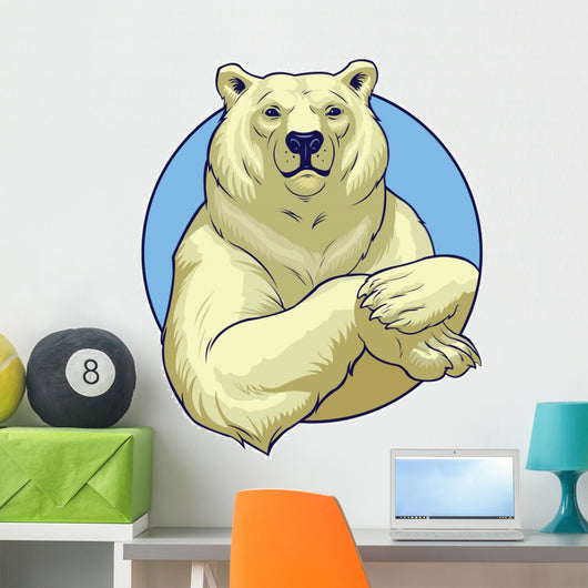 white bear Wall Decal