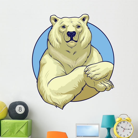 white bear Wall Decal