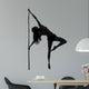 woman pole dancer silhouette 