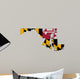 Maryland Flag Map Wall Decal