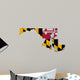 Maryland Flag Map Wall Decal