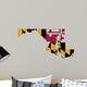 Maryland Flag Map Wall Decal