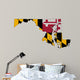 Maryland Flag Map Wall Decal
